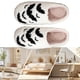 thumbnail image 1 of Pantuflas Murciélago Peludas Felpa Halloween Suaves para Interior Y Exterior, 1 of 9