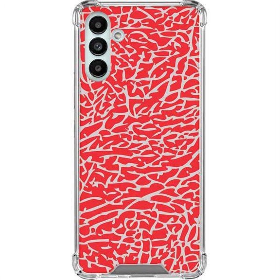 Skinit Sneakerhead Elephant Print Red Galaxy A13 5G Clear Case