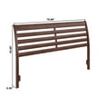 thumbnail image 6 of AFI Savannah King Solid Wood Headboard with Attachable Charger, Walnut, 6 of 8