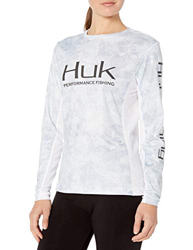 Huk Womens Icon X Long Sleeve ShirtLong-Sleeve Performance Shirt XS 