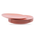 thumbnail image 2 of Stone + Lain Delilah Porcelain Collection Dish Set, 6 Dinner Plates Service for 6, Peach, 2 of 6
