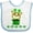 White and Blue, variant on Inktastic St Patricks Day Clothes Boys or Girls Baby Bib