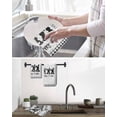 thumbnail image 5 of Easter Kitchen Dish Towels for Drying Dishes Set of 4, Spring Polka Dot Bunny Black Plaid Checkered Waffle Weave Microfiber Hand Tea Bathroom Towels Quick Dry & Absorbent Towel 12x12, 5 of 7