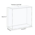 thumbnail image 2 of Acrylic Display Case Plastic Box Cube Storage Box Clear Assemble Showcase 41x16x36cm for Collectibles, 2 of 5