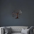 thumbnail image 3 of Sdcart Metal Tree of Life Decor, Metal Wall Decor, Tree Art Wall Decor, Metal Wall Art, Tree of Life Decor, Living Room Bedroom Indoor Outdoor Metal Wall Art Hangings (04), 3 of 6