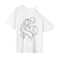 thumbnail image 3 of Camiseta para mujer, camiseta básica, camiseta de cuello redondo para viajes, trabajo en carretera, viaje XL, 3 of 8