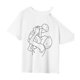 thumbnail image 4 of Camiseta de mujer con cuello redondo, camisetas de verano para mujer, para deportes, uso diario, vacaciones M, 4 of 8
