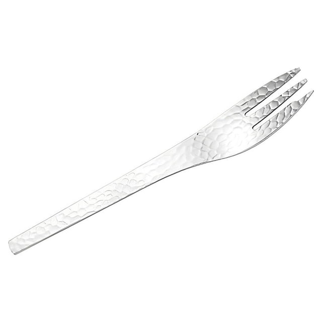 Yuarrent Tenedor de postre de acero inoxidable, vajilla para pastel de frutas, dulces, herramienta para revolver café, palillos de de Mostrada Plata