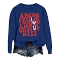 thumbnail image 3 of TYGHBN Women's Winter Fashion Sweatshirt Festive Christmas Print Round Neck Top Baseball Hoodies Women Drawstring Waist Sweatshirt Women Hooded Sweatshirt Women Athletic Jacket with Hood Women Color, 3 of 3