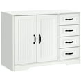 thumbnail image 1 of HOMCOM Modern Sideboard Storage Cabinet, Freestanding Accent Cupboard White, 1 of 10