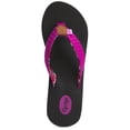 thumbnail image 5 of Floopi Womens High Heel Thong Flip Flop Wedge Sandals w/ Comfort Yoga Mat Footbed, 5 of 6