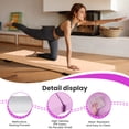 thumbnail image 4 of BalanceFrom Fitness GoGym 6x2' Folding 3 Panel Exercise Mat with Handles, Pink, 4 of 5