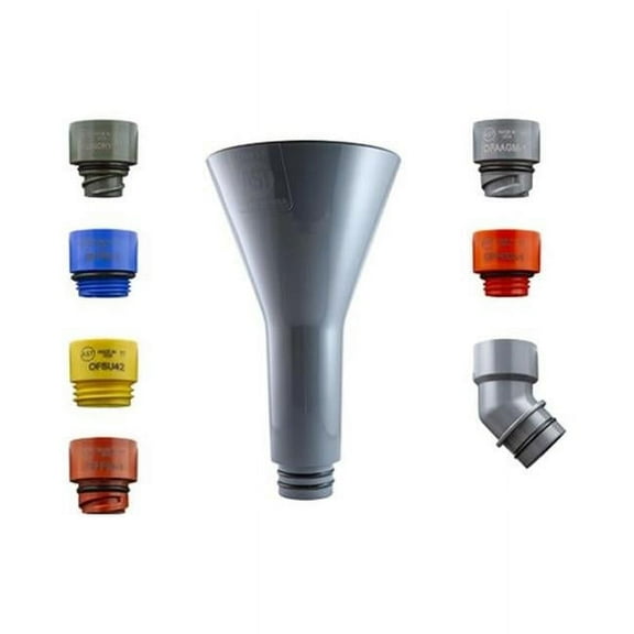 Assenmacher AST-FUN19KIT Custom Oil Funnel Set - 6 Piece