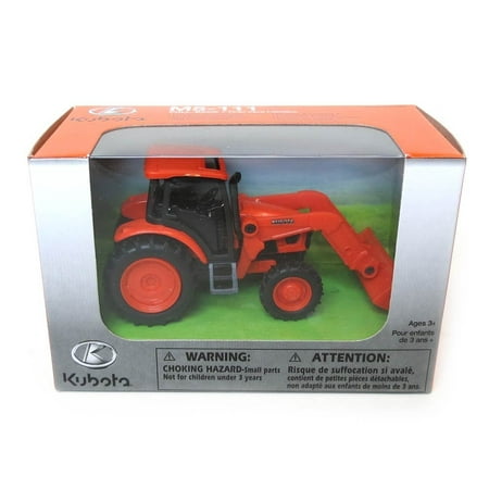 1/64 Tractor with Loader Pull Back Motion, plastic By