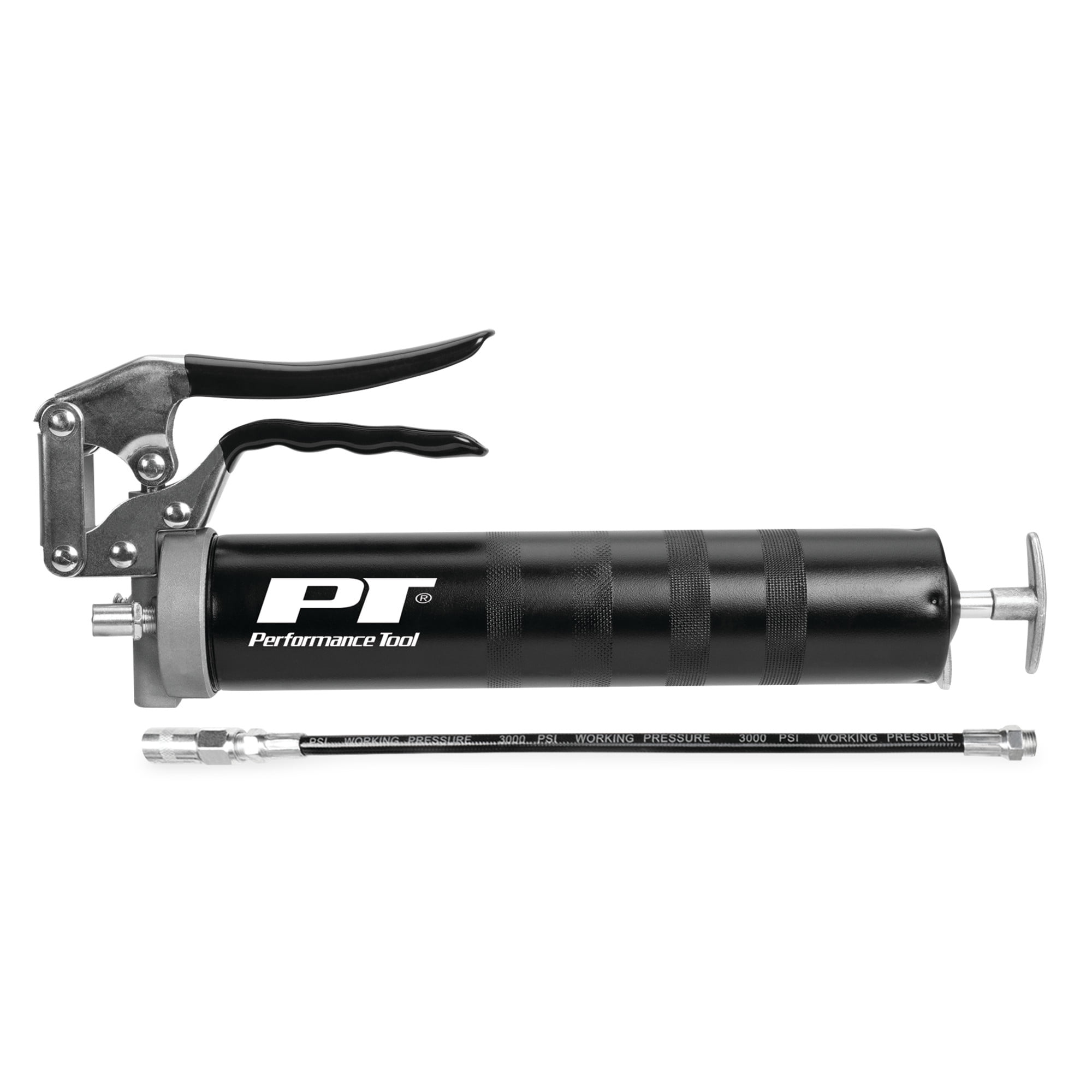 Performance Tool W54204 Professional 14oz Pistol Grip Grease Gun, Ergonomic and Efficient Lubrication Solution for Industrial and Automotive Applications
