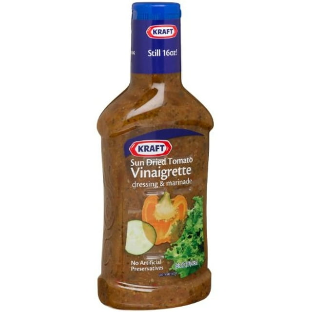 Kraft Sun Dried Tomato Vinaigrette Dressing & Marinade 16Oz Bottles