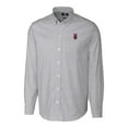 thumbnail image 2 of Men's Cutter & Buck  Charcoal Indianapolis Indians Big & Tall Oxford Stretch Stripe Long Sleeve Button-Down Dress Shirt, 2 of 3
