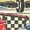 Beige, variant on Mens Indy 500 Red and Blue Greatest Spectacle Slogan T Shirt