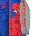 thumbnail image 4 of Marvel Spider-Man Toddler Boys Zip Up Vest 2fer Jacket Toddler to Big Kid, 4 of 6