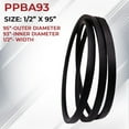 thumbnail image 2 of Proven Part 3 Pack Riding Lawn Mower Deck Belt A93 4L950 For 144959 12012 532144959 130801, 2 of 5