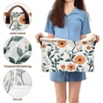 thumbnail image 5 of Yayeee Foldable Storage Basket for Shelves with Handles Set of 2 Waterproof Cloth Bins, Flowers Pattern, 5 of 7