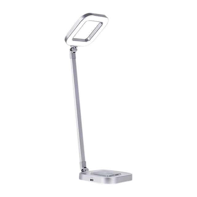 Lámpara de escritorio con cargador inalámbrico Puerto de carga USB Luz de escritorio LED regulable
