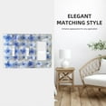 thumbnail image 5 of Bright Blue Flowers Switch Cover Decorative Wall Plate 3-Gang 2-Toggle 1-Decor Standard Size, 5 of 5