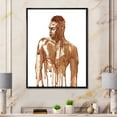 thumbnail image 2 of Designart 'Portrait of Handsome African Man On White II' Modern Framed Canvas Wall Art Print, 2 of 5