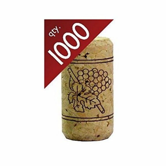 #9 Straight Corks 15/16" x 1 3/4".  Bag of 1000