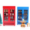 thumbnail image 3 of Casa de muñecas Hesroicy, congelador, casa de muñecas realista de alta simulación, refrigerador en miniatura, modelo de juguete para micropaisaje, 3 of 8