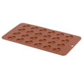 thumbnail image 4 of Copos de silicona BRILLAR Molde de chocolate love 24 eslabones Rojo Verde, 4 of 5