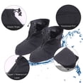 thumbnail image 2 of leyfeng Cubrezapatos impermeables Cubrebotas de lluvia con tira elástica y cremallera Reutilizables y antideslizantes, 2 of 8