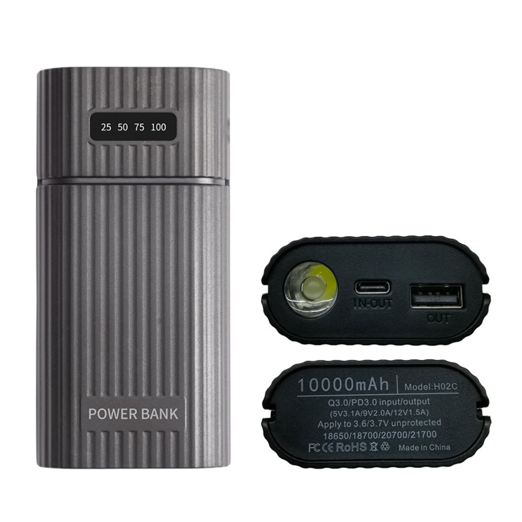 Rechargeable USB Tactical Flashlight Power Bank 18650 Internal Samsung Battery 