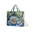 thumbnail image 7 of FORMRS Womens Corduroy Tote Bag Crossbody Shoulder Handbag with Pocket, Red Goldfish, 7 of 7