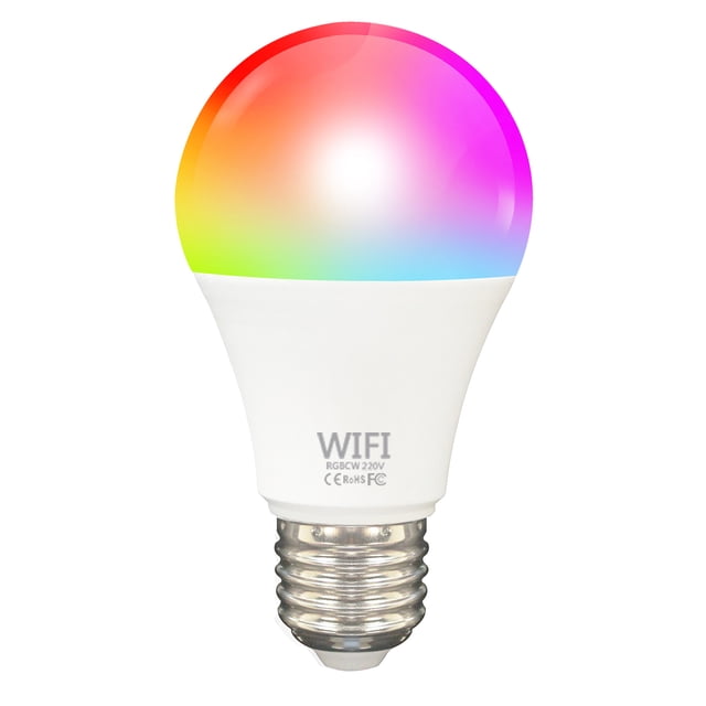 leyfeng Fcmila TY009 Smart WiFi Bombilla LED RGB Cambio de color Compatible con Alexa/Google Home/Tmall Genie