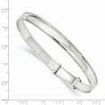 thumbnail image 2 of Sterling Silver Polished Miligrain 7mm Adjustable Bangle Bracelet, 2 of 2