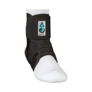 ASO Black Ankle Support Medium 12-13" Ankle Circumf. Lace Up for the Foot 264014