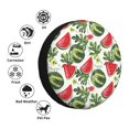 thumbnail image 4 of Fotbe Watermelons Funda de Llanta de Repuesto con Estampado, Engrosada, Ajuste Universal para Jeep, Remolque, RV, SUV, Camión-15 inch, 4 of 6
