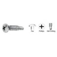 thumbnail image 3 of CRL 8X34PHPSDBS-XCP100 CRL Brushed Stainless 8-18 x 3/4" Self-Drilling Pan Head Phillips Screws - pack of 100, 3 of 6
