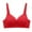 Red, variant on Bigersell Sports Bras for Women Clearance Exercise Bras for Women Wire-Free Bra Style B1321 V-Neck Full-Coverage Bras Hook and Eye Bra Closure Juniors Plus Size Wireless Padded Bras for Women Beige 38