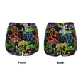 thumbnail image 6 of Goofa Game Joysticks Printed Women 2 in 1 Running Shorts,Quick Dry Athletic Workout Shorts,High Waisted Athletic Shorts with Liner Pockets-X-Large, 6 of 9