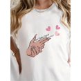 thumbnail image 1 of Pas Aujourd'hui T-Shirt Cupidon Saint-Valentin T-Shirt Graphique Femmes Été&Printemps Mode Décontractée T-Shirt à Manches Courtes Col Rond Vêtements pour Femmes, 1 of 6