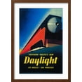 thumbnail image 2 of Art.com San Francisco, California - The Daylight Train Promotional Poster Art Print by Lantern Press, Brown Frame Wall Art, 17" x 23", 2 of 5