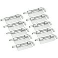 thumbnail image 1 of Unique Bargains Spring Loaded Latch Pin, 10 Pack 3.46' - 304 Stainless Steel Spring Latch, Left-Handed without Hole (Silver), 1 of 5