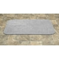 thumbnail image 5 of Garland Rug Cabernet Washable Nyon Platinum Gray Bath Rug, 30" x 50", 5 of 5