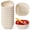12piece Beige, variant on 6 Pack Small Plastic Bowls 4.5 OZ Unbreakable Wheat Straw Dipping Bowls，plastic ramekins, Assorted Colors Dipping Sauce Cups, dip cups， Dessert, Ketchup