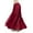 Red, variant on Skirts for Women Solid Color Casual Elastic Waisted Satin Long Skirt Womens Maxi Skirt