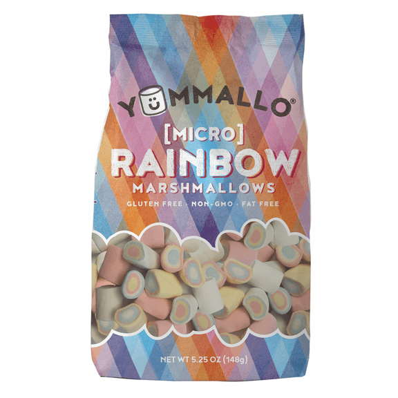 Yummallo [Micro] Rainbow Marshmallow, 5.25 oz (148 g) pack of 1