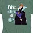 thumbnail image 3 of Disney Princess - Fairest of Them all Obvs - Women's Short Sleeve Graphic T-Shirt, 3 of 5