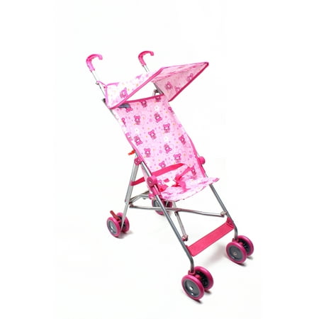 Wonder Buggy Parker Umbrella Stroller With Canopy - Pink Bear (Best Lightweight Buggy Uk)